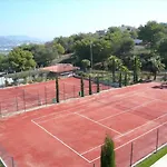 Mimosa - Piscine, Tennis, Terrasse Vue Mer, Clim, Wifi 펜션 망들리유 라 나플